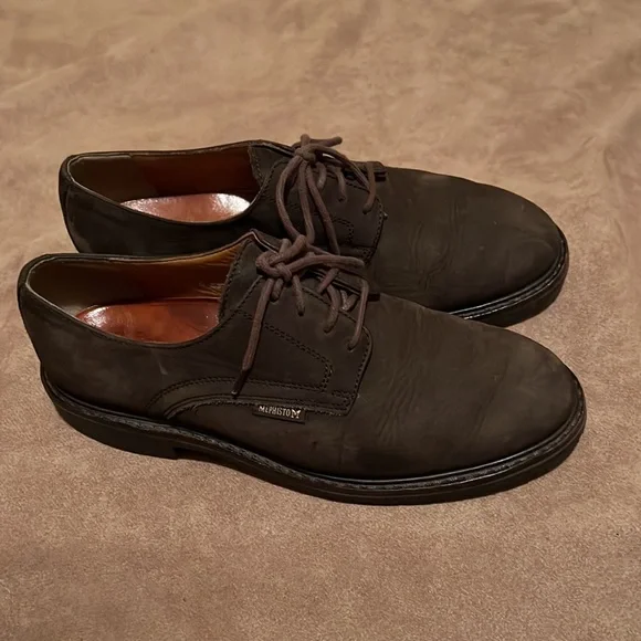 Mephisto | Shoes | Mephisto Velvet Leather Lace Up Shoe  display picture 3
